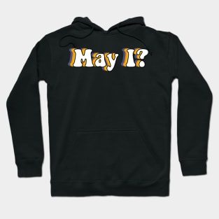 May I? Funny English Grammar Teacher Saying Hoodie